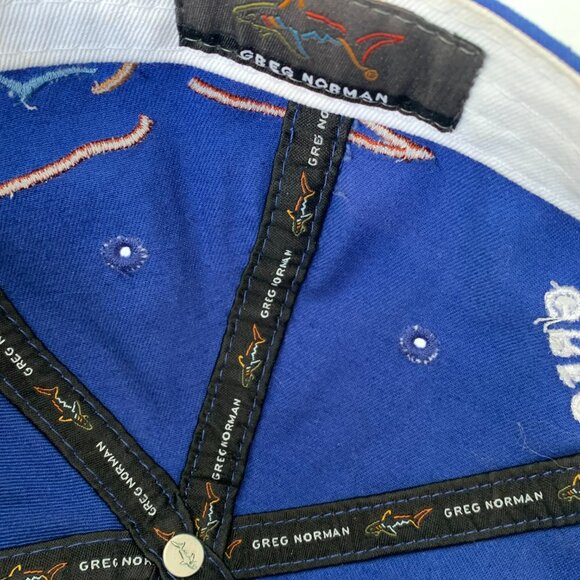 Greg Norman vintage Coloful Golf Cap with Adjustable Strap - Picture 5 of 6